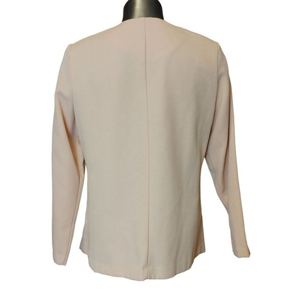 PABLO COLLECTION Womens Petite 12 Tan Embellished Button Two Piece Formal Dress - Picture 2 of 5